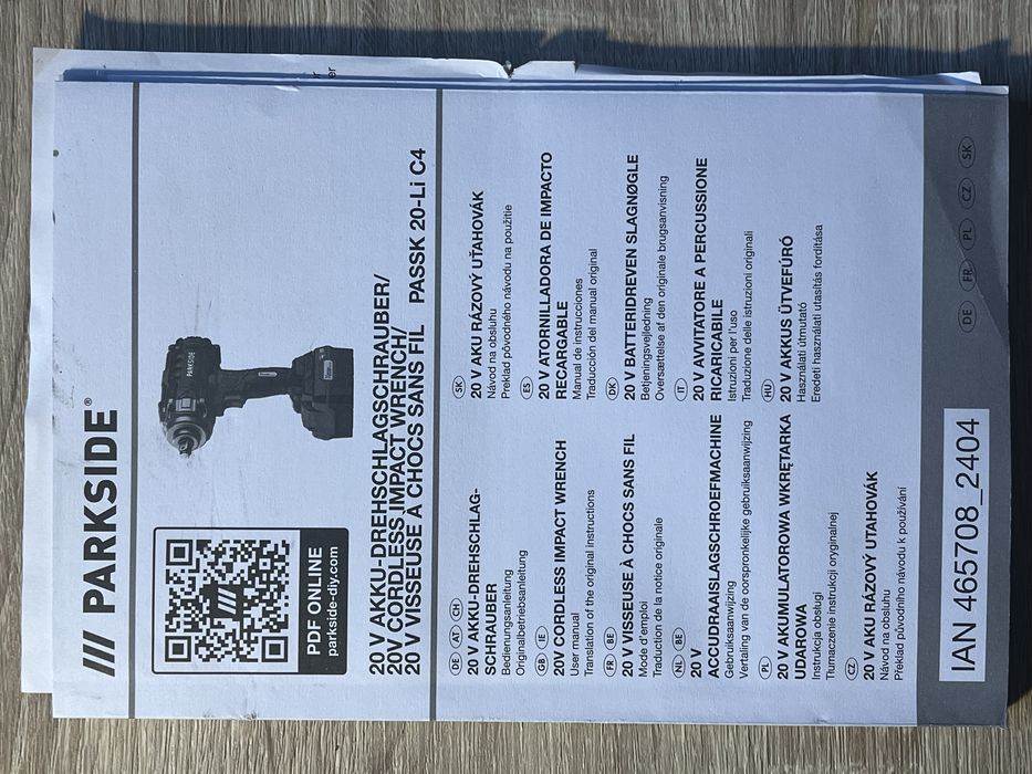 Klucz udarowy parksaide passk