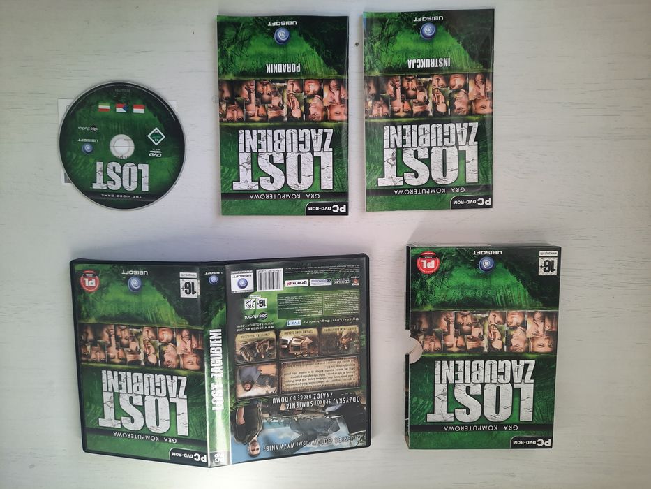 Zestaw 7 gier PC CD-ROM PC-DVD