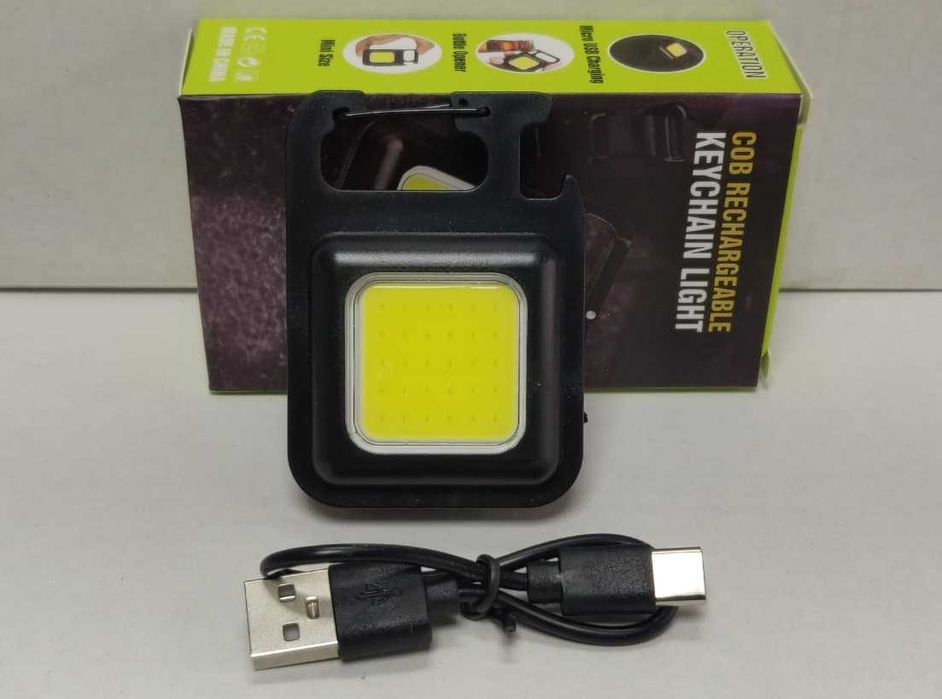 Фонарик налобный LED USB