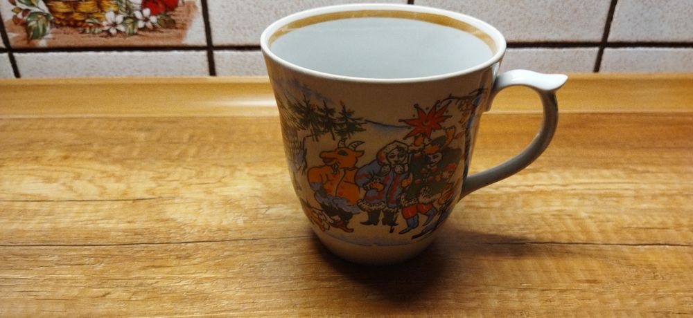 Zima Stary kubek XL z lat 70 tych z fabryki Korosten (Ukraina)