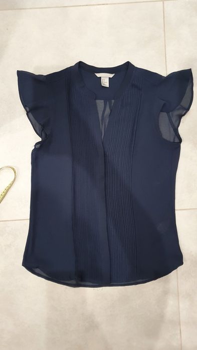 Bluzka granatowa HM H&M S 36
