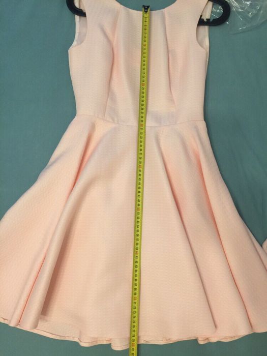 Sukienka 34 pudrowy roz