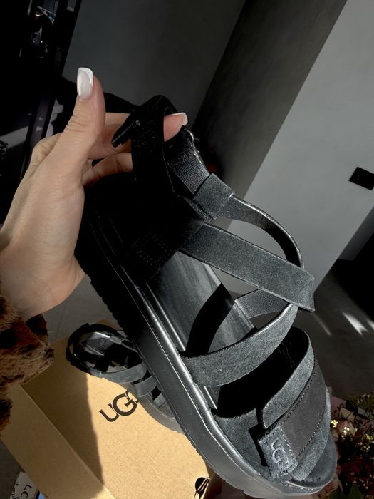 Сандали UGG черные новые 37,5 37 38