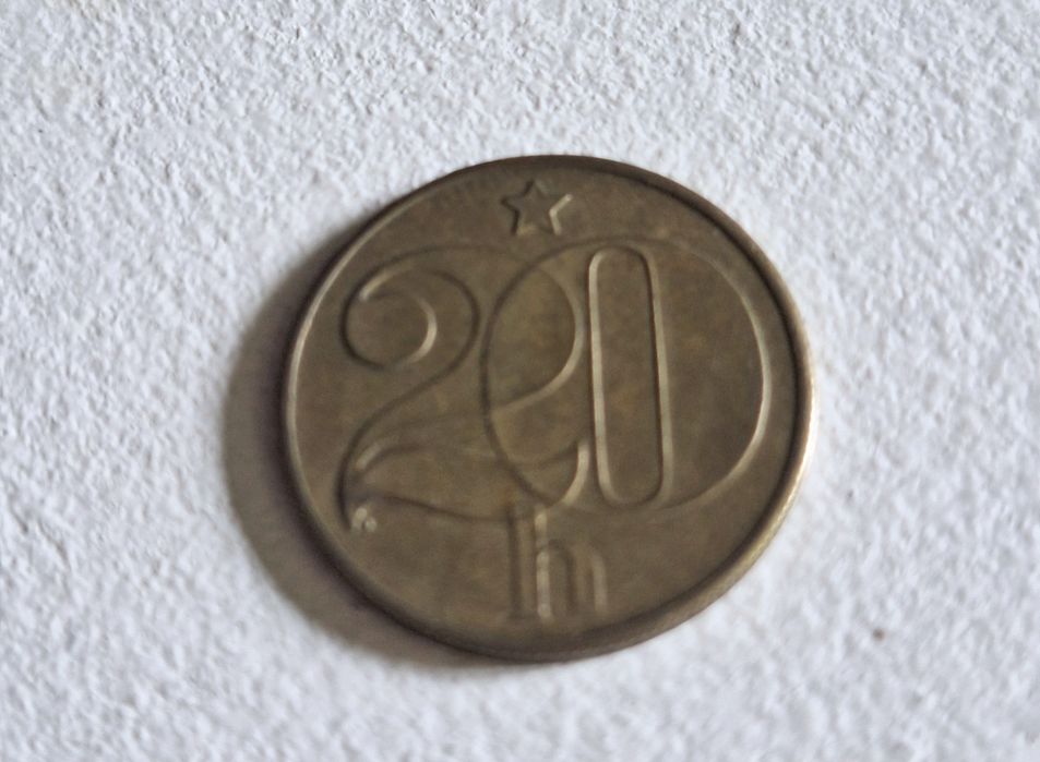 20 halerzy Moneta czechoslowacka  1984