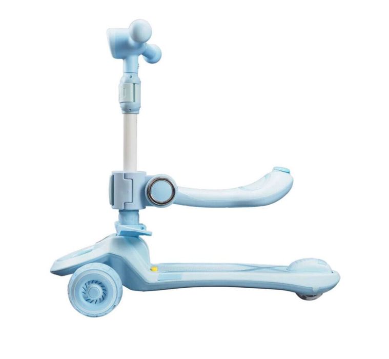 Самокат 3 в 1 що світиться з захисним бортиком Maraton Baby Care 388