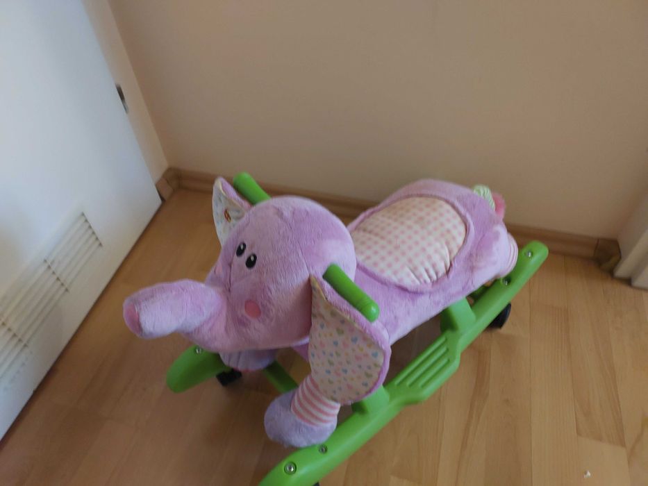 MUZYCZNA SŁOŃ-huśtawka Kiddieland 2w1