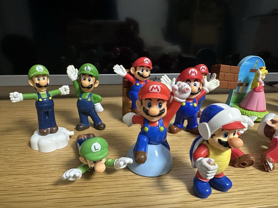 модельки Nintendo Mario Luigi Peach Bowser Donkey Kong Yoshi Mcdonalds