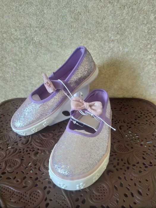 Мокасини для дівчинки в глітері
