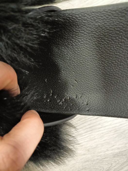 Klapki z futerkiem roz 40 41