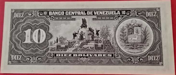 Nota de 10 Bolívares, de 18 Março 1986