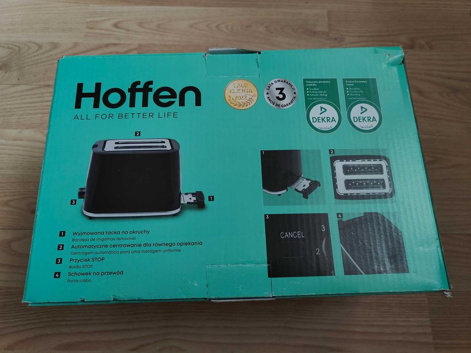 Toster elektryczny Hoffen - 750 - 900 W