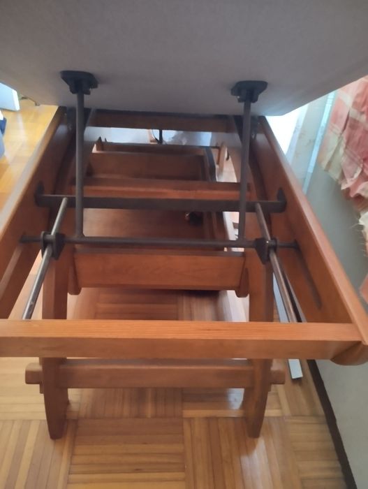 Marquesa tripartida com gaveta