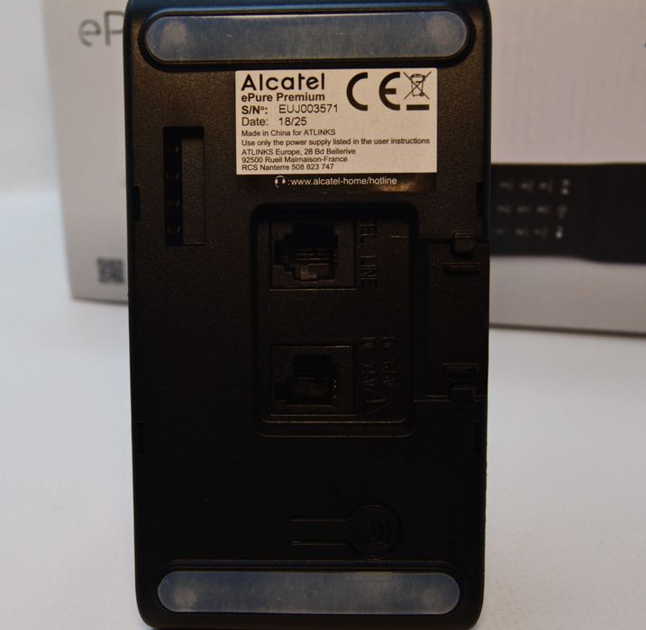 Бездротовий DECT телефон Alcatel ePure Premium з автовідповідачем Black