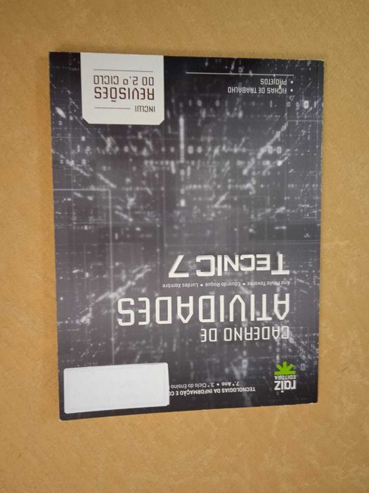 Caderno - TecnIC 7 - TIC - 7.º ano (NOVO)