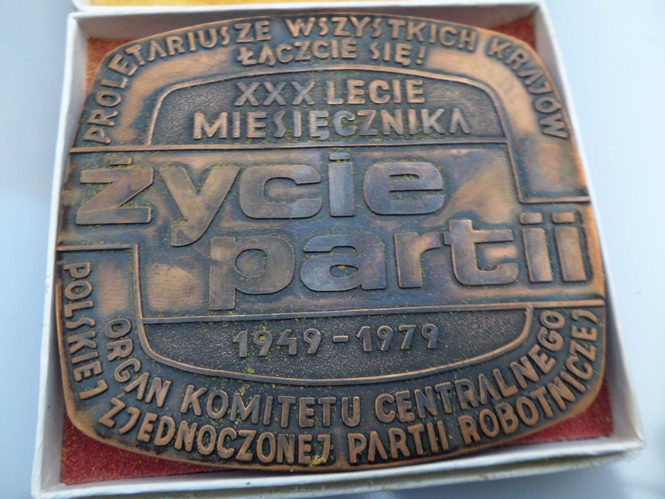 Medal PZPR - oryginał z 1979 roku