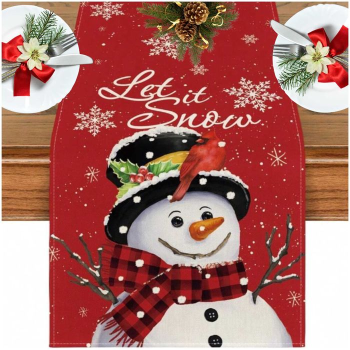 Bieżnik Świąteczny na Stół Obrus Święta Wigilijny wym. 180x33cm