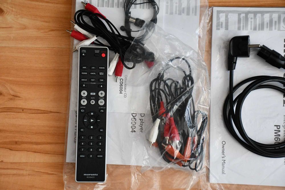 Zestaw stereo Marantza PM6004 + CD6004 + NA7004 jak nowy.