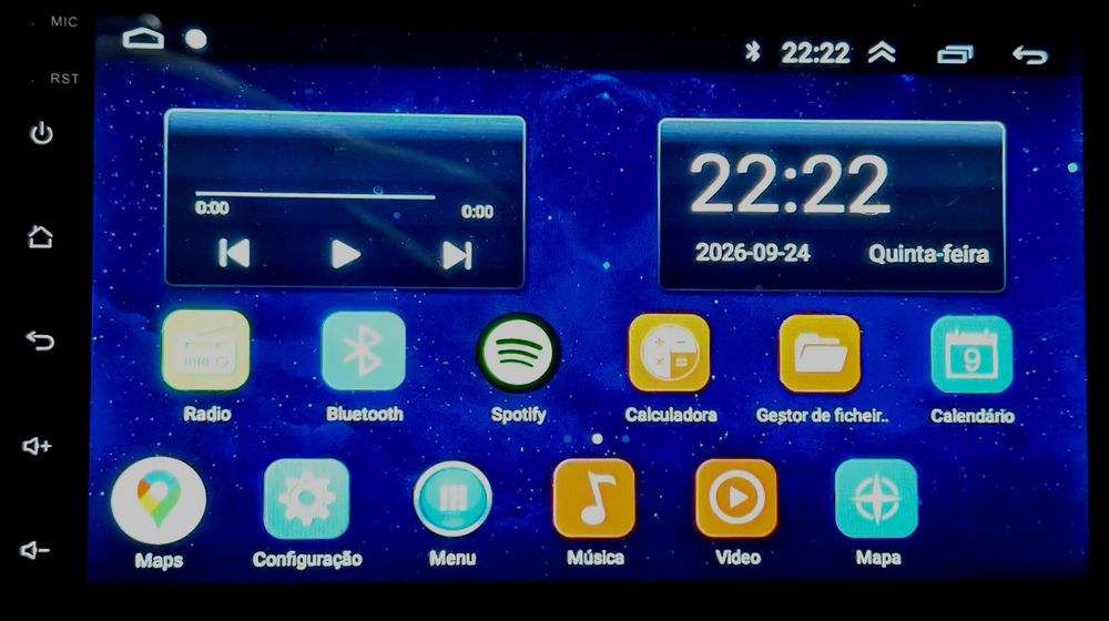Rádio Android 2 Din 7" com camera