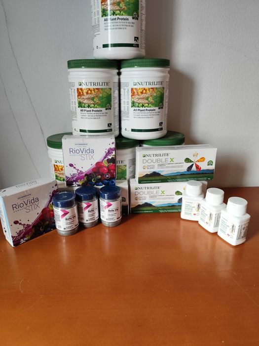 Vários produtos da nutrilite