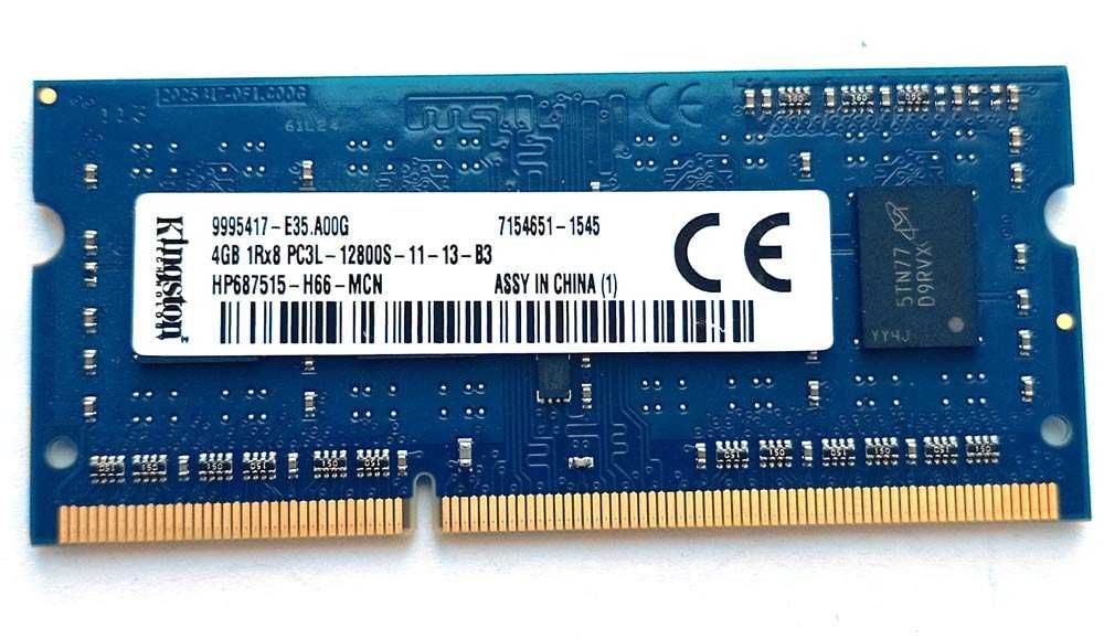 Оперативная память для ноутбука DDR3 DDR3L 4GB