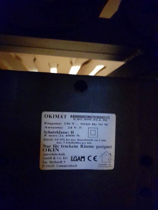Cama articulada elétrica Okimat