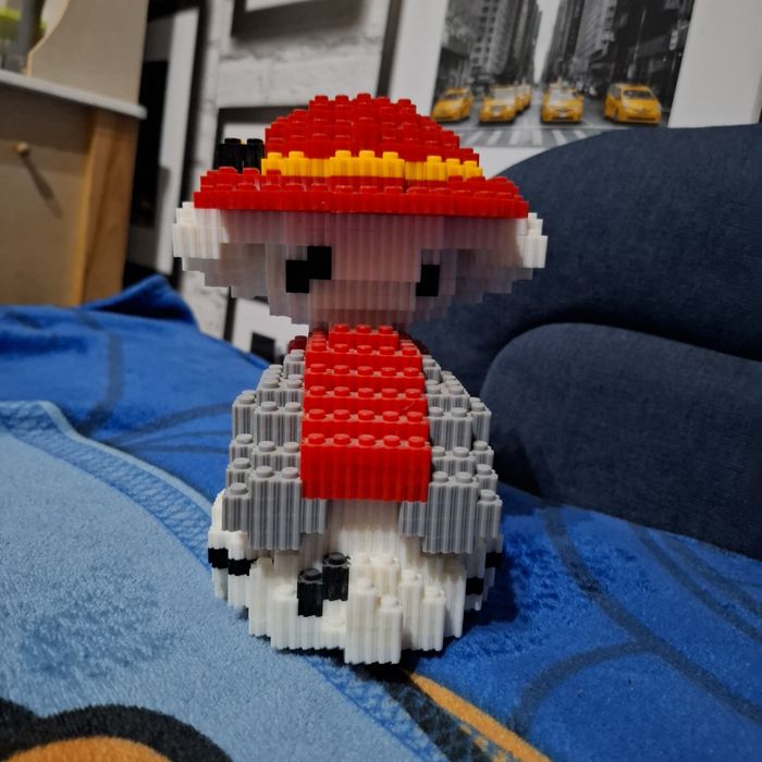 Klocki paw patrol duża figurka Marshall