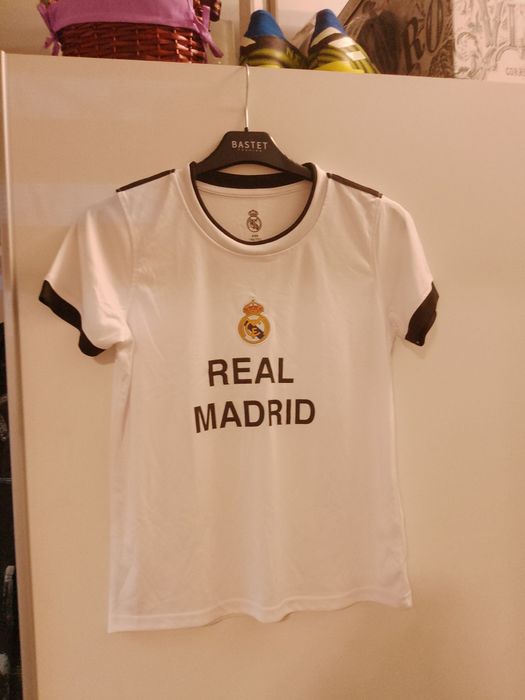 Komplet piłkarski Real Madrid koszulka+spodenki,nowe