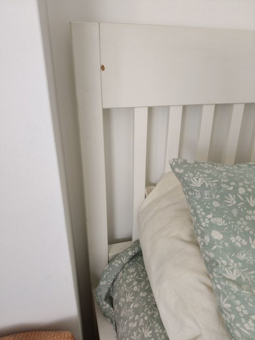 Cama casal IKEA IDANÄS 160x200cm com arrumação