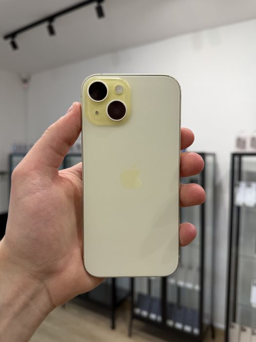 Telefon iPhone 15 128GB Żółty Apple Gwarancja iTrade