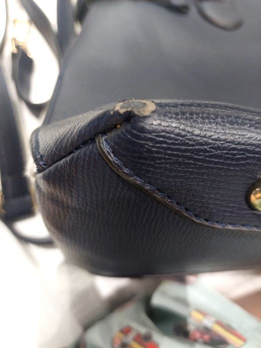 Granatowa torebka Burberry