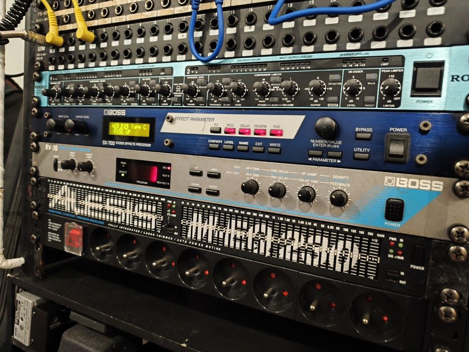 Efeitos BOSS - Módulos processamento Audio