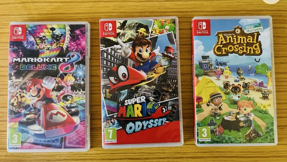 Sprzedam 3 gry na Nintendo switch
