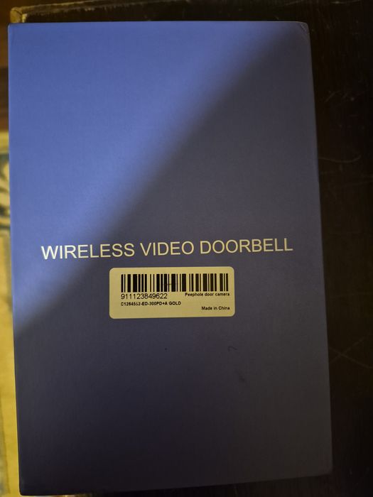 Wireless video doorbell