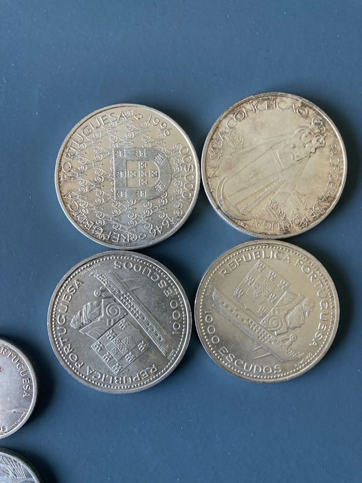 Moedas portuguesas de prata