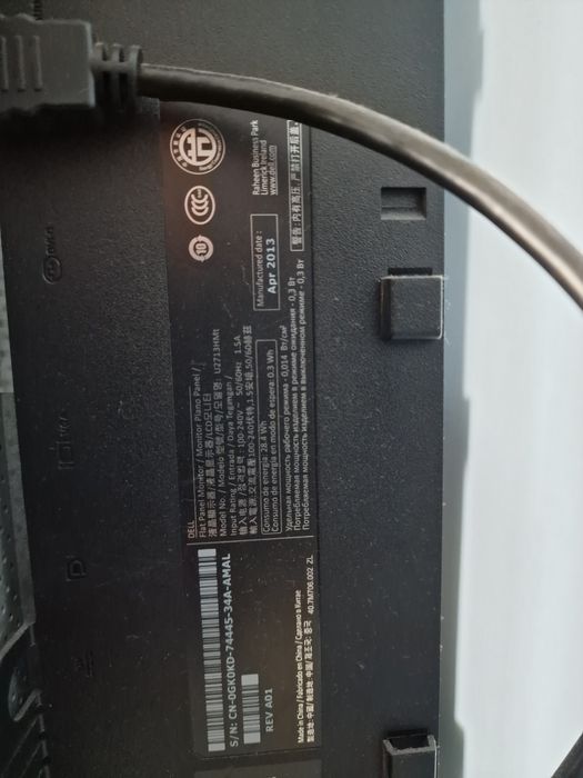 Monitor Dell U2713HM • 27" IPS • Stan idealny • FullHD/2K