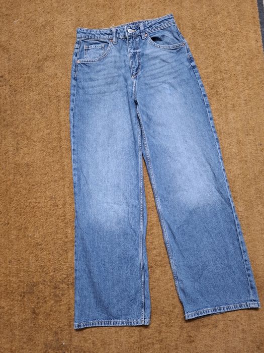 Джинсы бегги  на девочку H&M на 12-13 лет