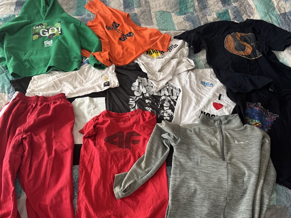 Пакет речей хлопчику лот 9-11 років набір футболки кофта джинси nike