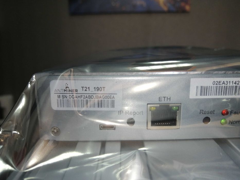 Майнер BITMAIN Antminer T21 190T 1000$ (Найнижча ціна в Україні)