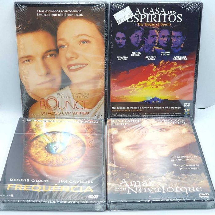 Lote 8/1 - Pack de 18 Filmes Selados em DVD - Ref.VI