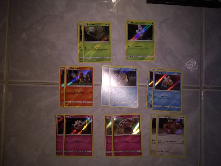 Cartas Pokemon do Filme Detective Pikachu (Charizard Pikachu e outros)
