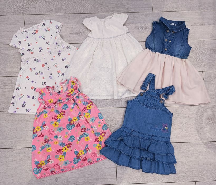 37 sztuk! Zestaw dla dziewczynki rozmiar 92