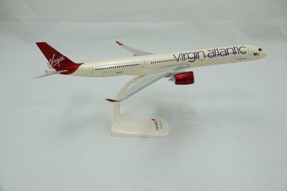 Aviões de coleção -VIRGIN ATLANTIC A 350/1000 com 37 cm