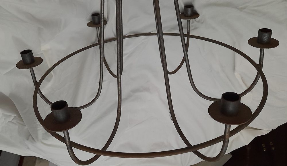 Lustre Candelabro em ferro estilo Medieval