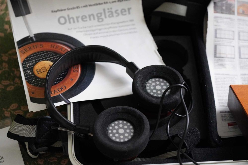 Grado RS-1  z Grado AMP RA-1   plus kabel 4m XLR Cinch  Stan Nowy