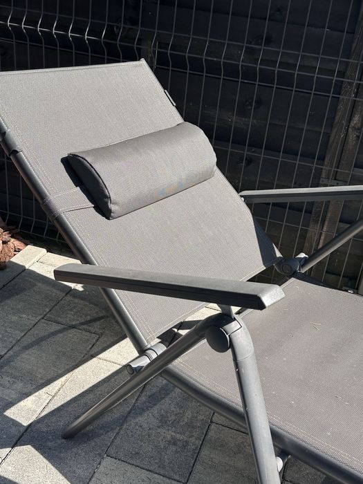 Leżak ogrodowy z zagłówkiem NOWY