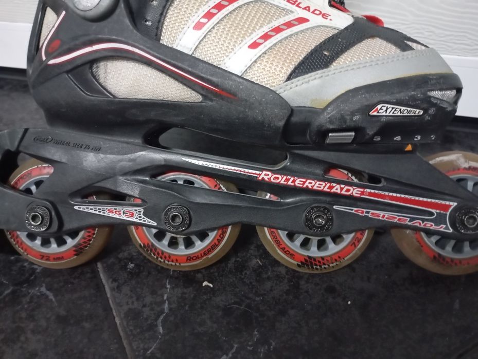 Patins em linha.