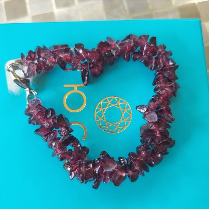 Браслет из граната