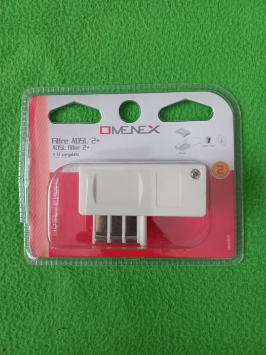 Rozgałęźnik samator kabli Omenex ADSL Filtre 2 ADSL Filtrr 2+ 8 megabi