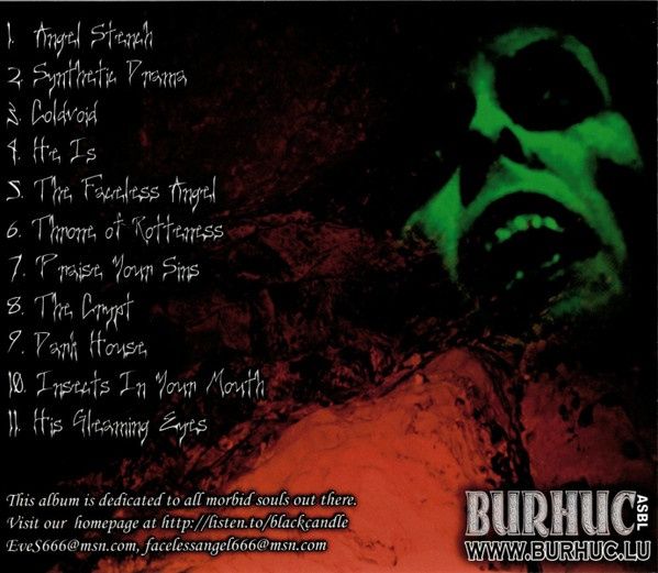 BLACK CANDLE- The Faceless Angel