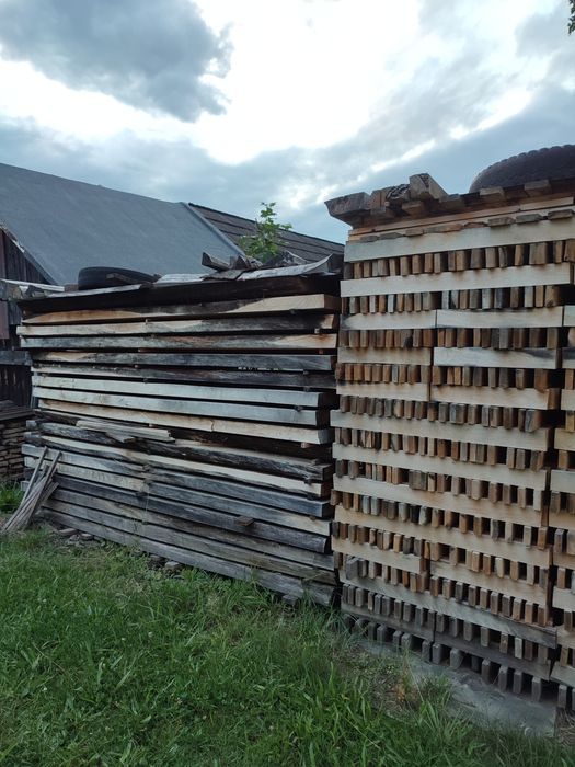 Deski dębowe grubość 75 mm i 52 mm, sezonowane